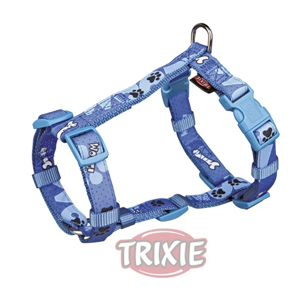 Trixie Arnés Mod.Art Woof, S-M, 40-65cm/20cm, Azul