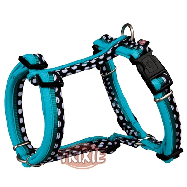 Trixie Arnés Fresh.Spot, S-M, 40-65cm/20mm, Aguam/Turqg