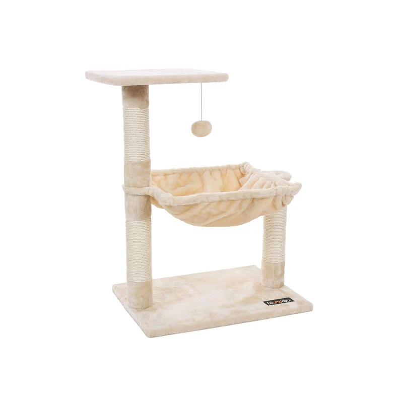 Árbol para Gato con Cesta de Peluche