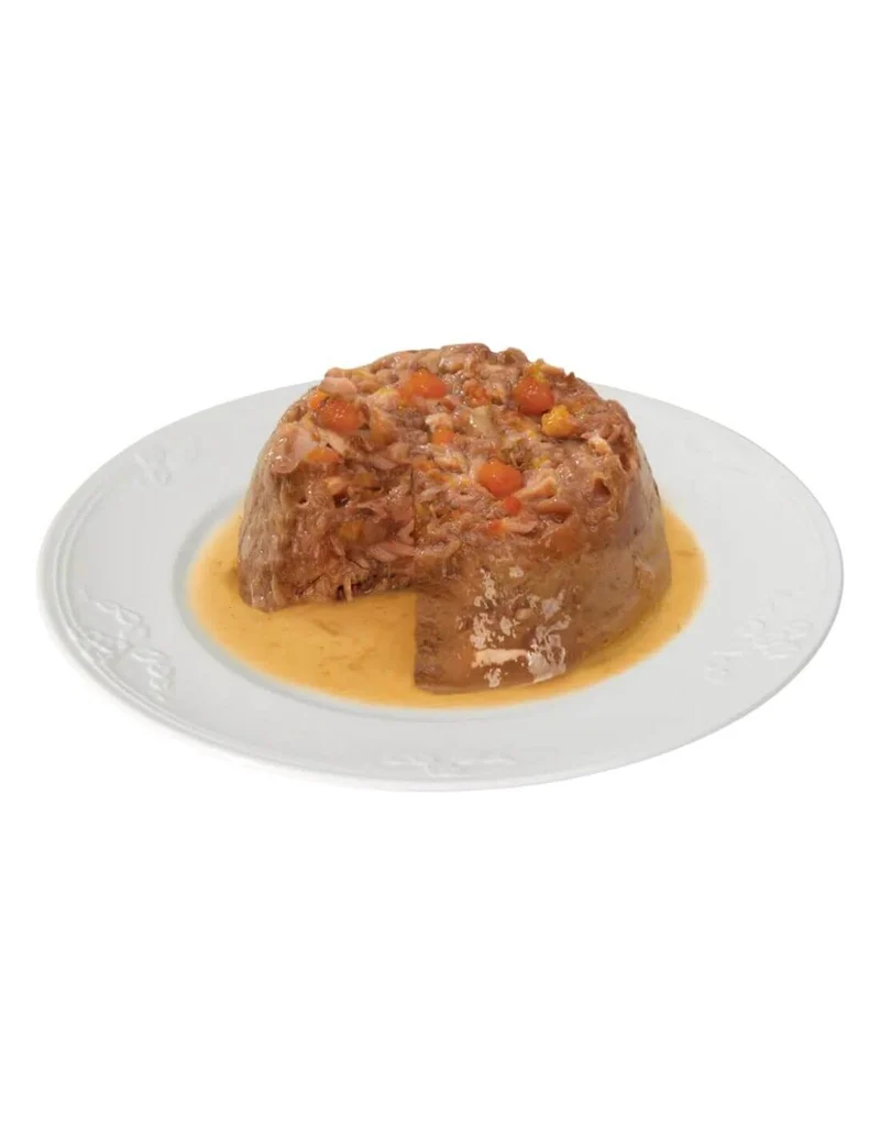 Comida húmeda para gatos Dinner pescado con calabaza Cuisine 75 g Catit