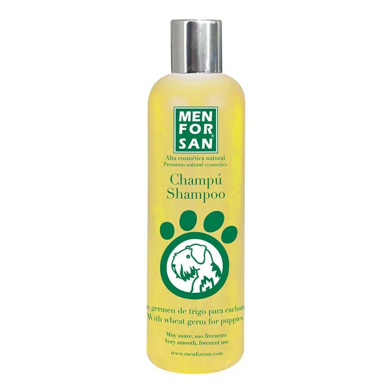 Champú Para Mascotas Menforsan Cachorros Germen De Trigo 300 Ml / Vetonek