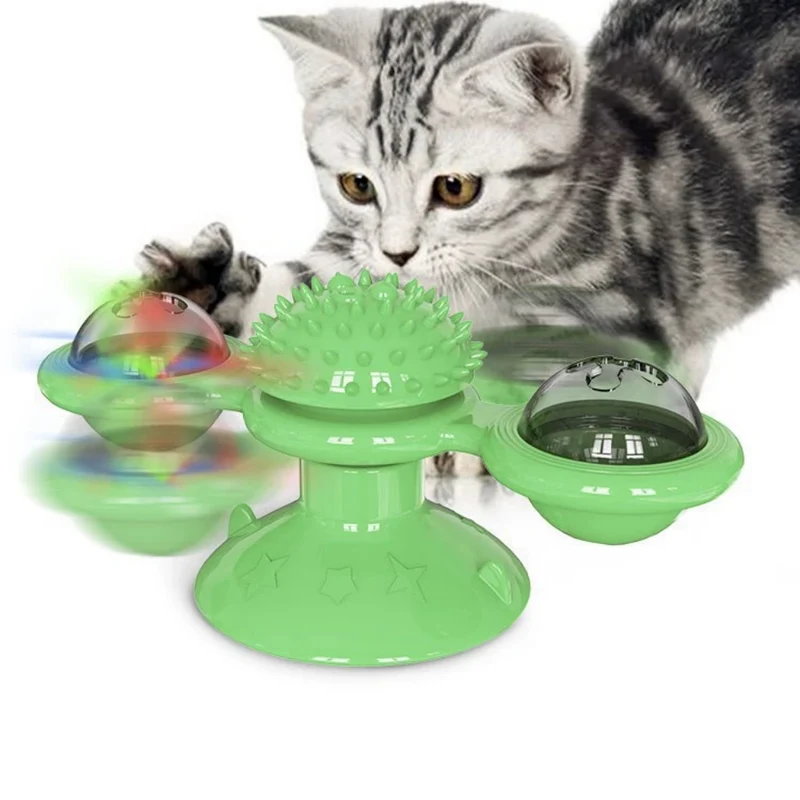 Intimeg Molino De Viento Giratorio Con Forma De Gato