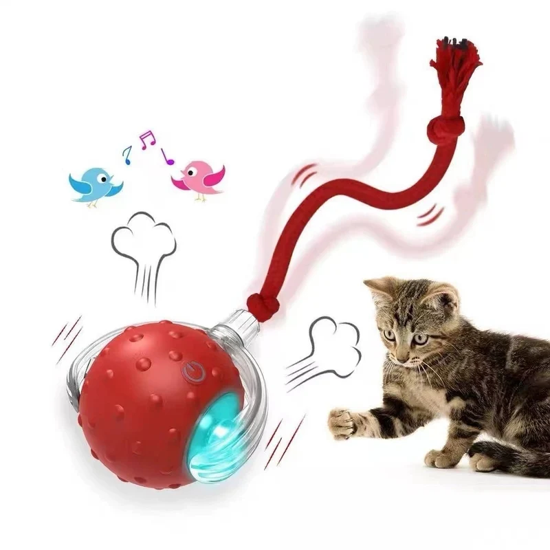 Intimeg Pelota Interactiva Roja Para Gatos
