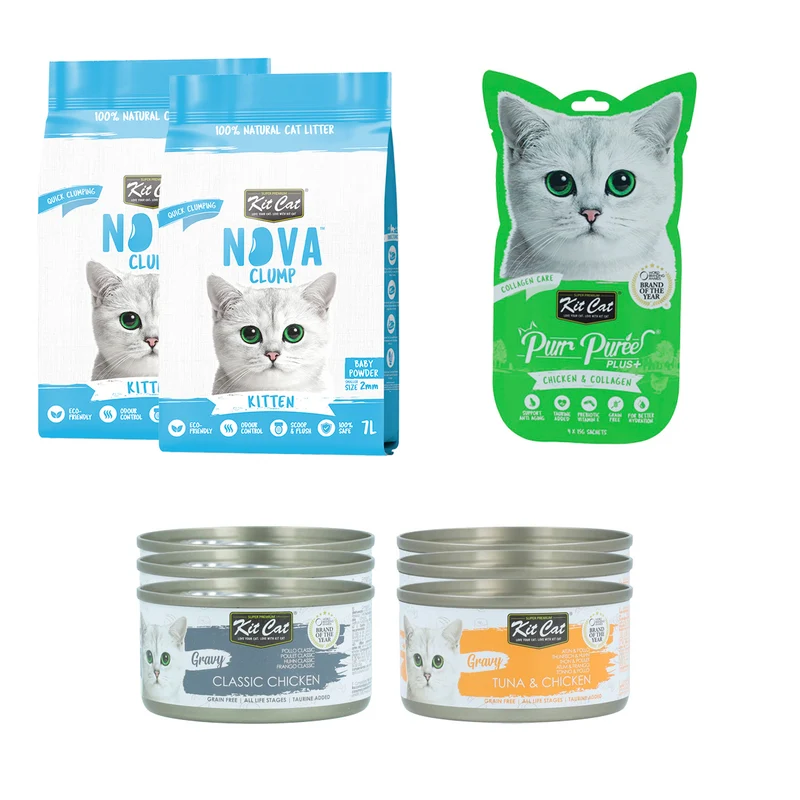 Pack Kit Cat Bienvenido Gatito