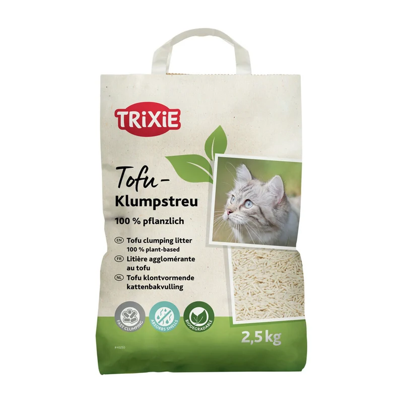Lecho aglomerante de tofu Arena 100% Vegetal Trixie 2,5Kg