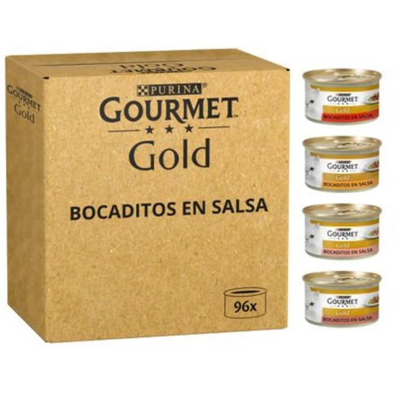Purina Gourmet gold bocaditos en salsa pack surtido 96 x 85 g