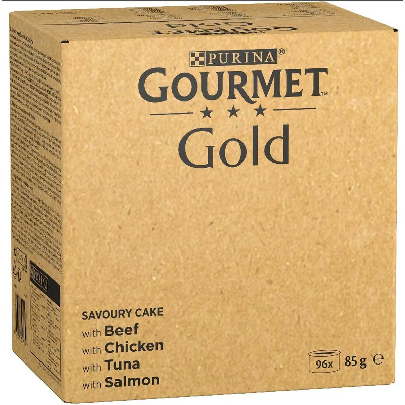 PURINA GOURMET Gold Tartelette Pack Surtido 96 x 85 g Comida húmeda gato
