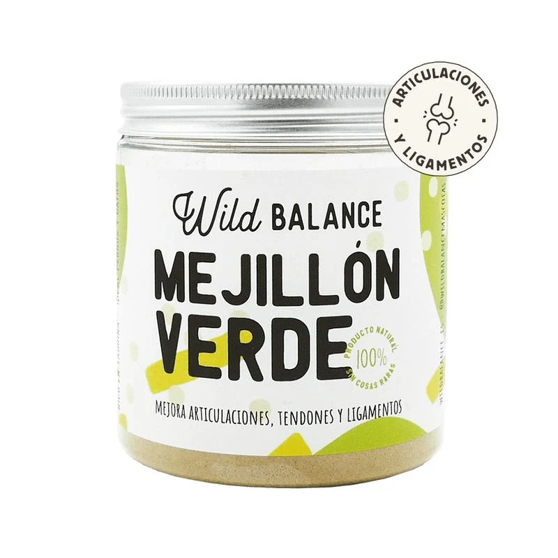 Mejillón de Labio Verde Suplemento natural para mascotas Wild Balance 100 g