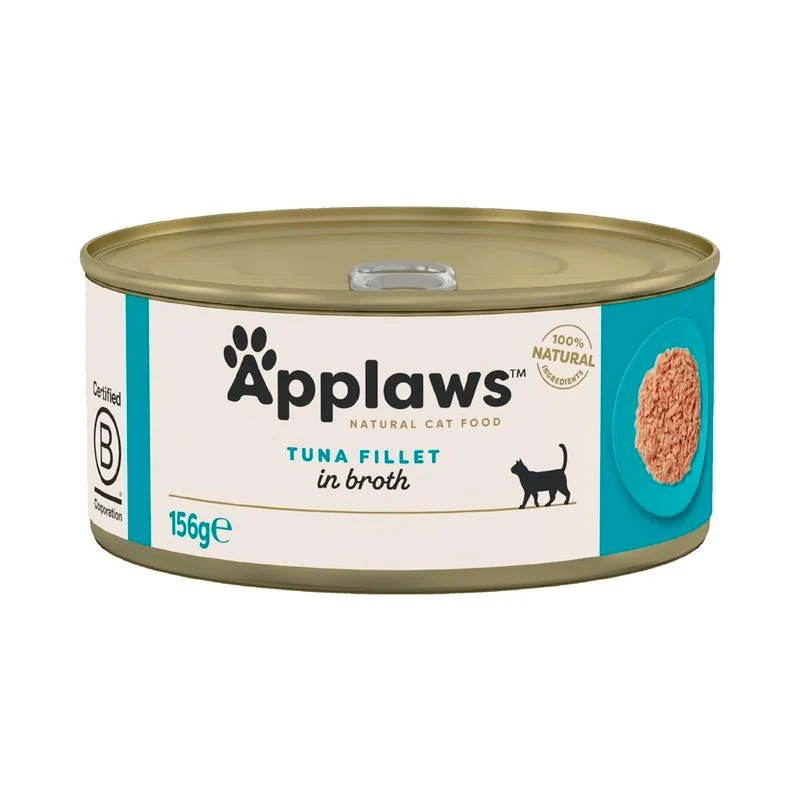 Comida húmeda para gatos Lata Filete de atún 156 g Applaws