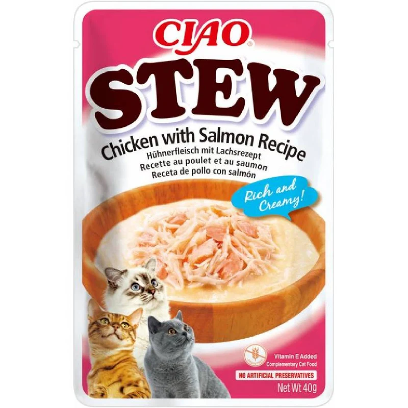 Churu Stew Estofado de Pollo con salmón 40 g