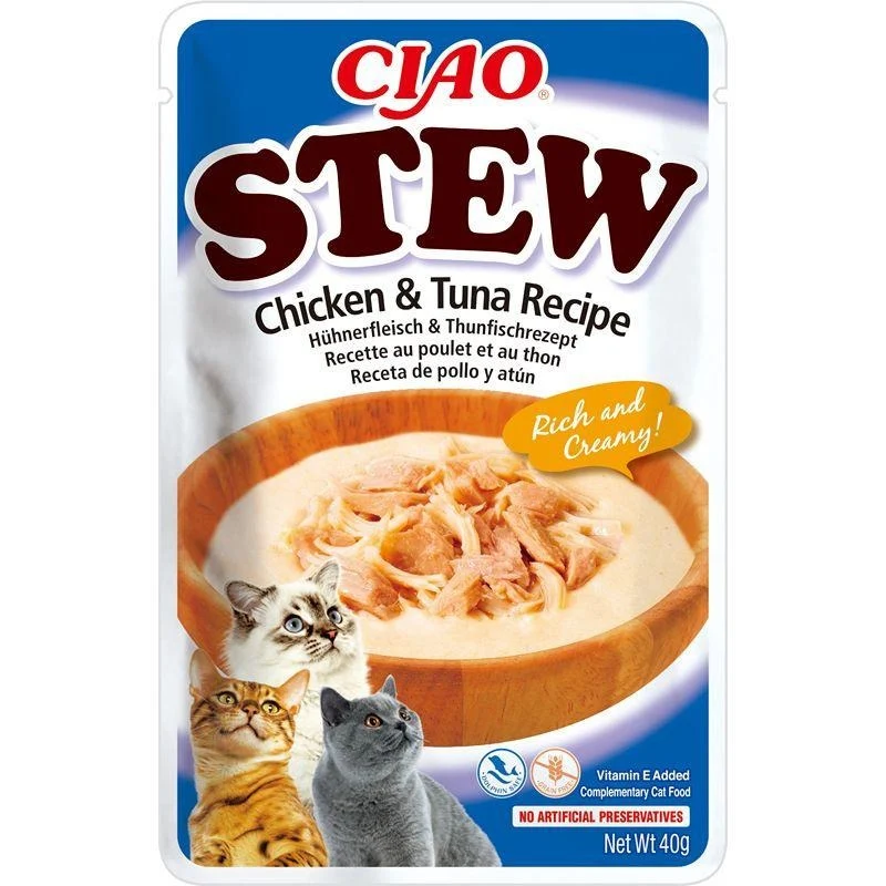 Churu Stew Estofado de Pollo con atún 40 g