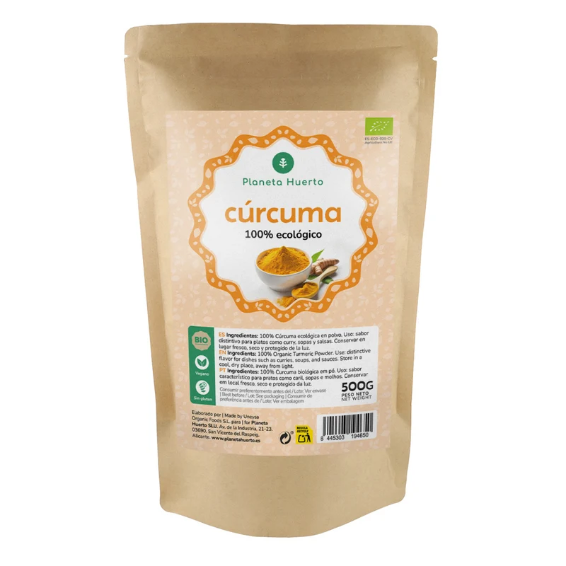 Cúrcuma en polvo ECO Planeta Huerto 500 g