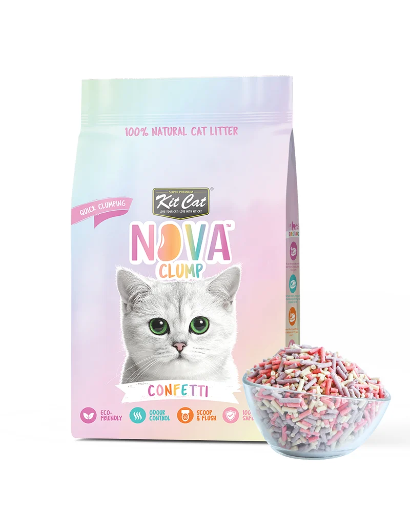 Kit Cat Arena Eco Nova - Confetti 7 L Arena para gatos