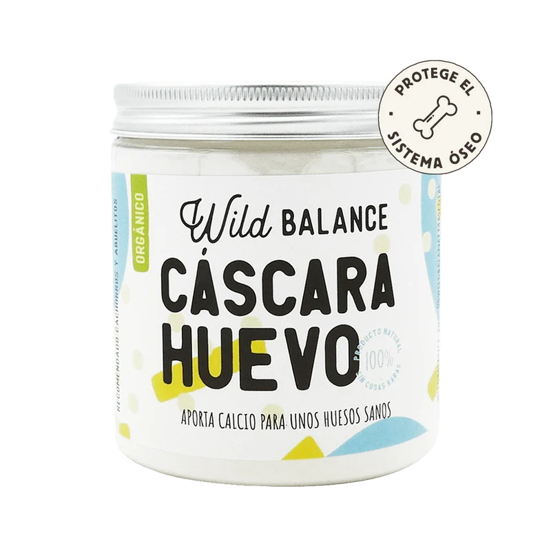 Cáscara de Huevo Orgánica Suplemento para mascotas Wild Balance 140 g