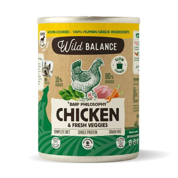 Lata de Pollo para perros 400g - Filosofía BARF