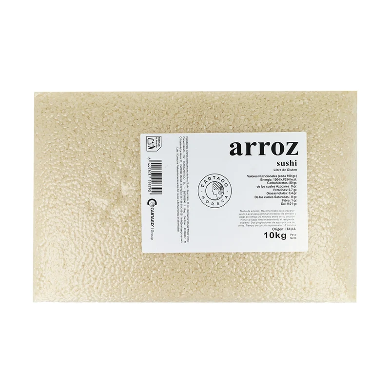 Arroz sushi 10Kg Cartago Horeca