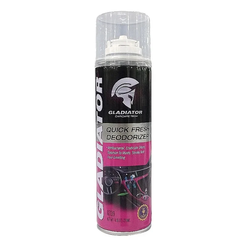 Eliminador Olores Desodorizante Ambientador Gladiator 220 Ml