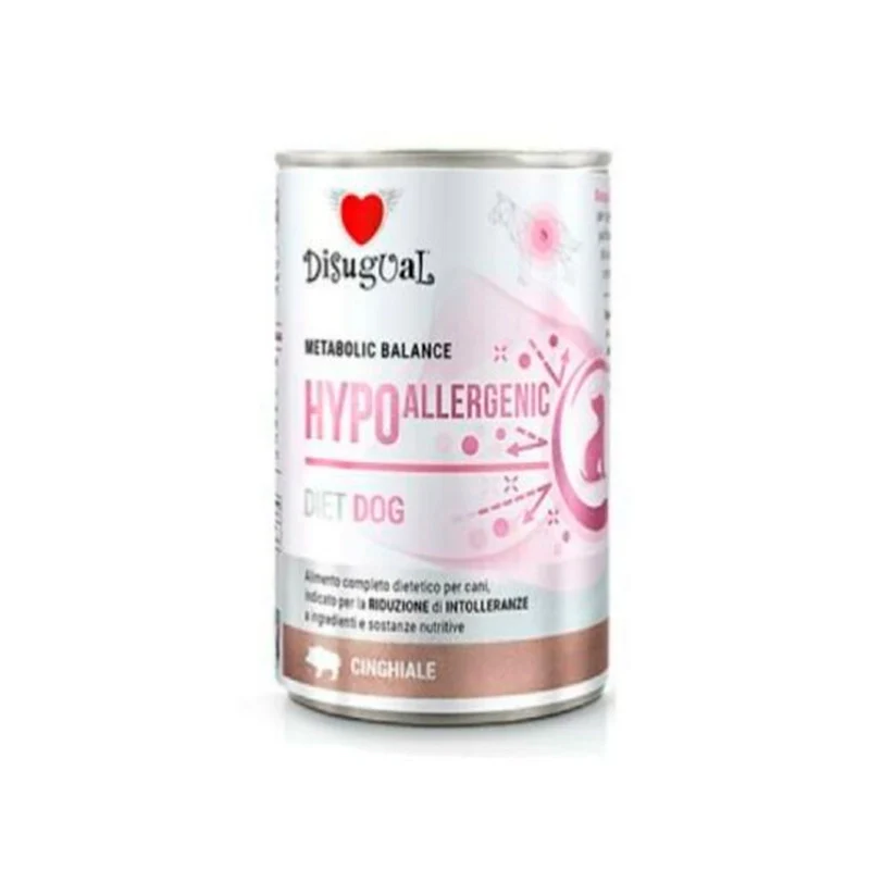 Disugual Lata Diet Hypoallergenic de Jabalí para Perros