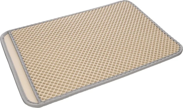 FLAMINGO ALFOMBRILLA RECTANGULAR PARA BANDEJA HIGIÉNICA DE GATO BEIGE - MATZ