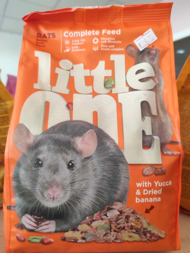 LITTLE ONE COMIDA RATAS 900GR
