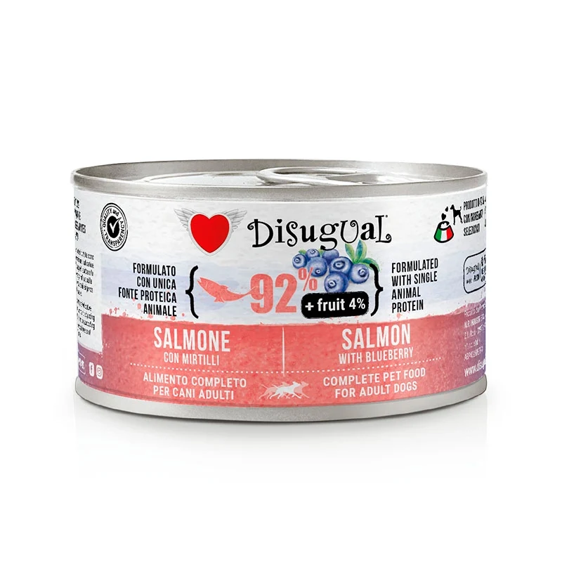 Disugual Lata de Salmón con Arándano para Perros 150 gr