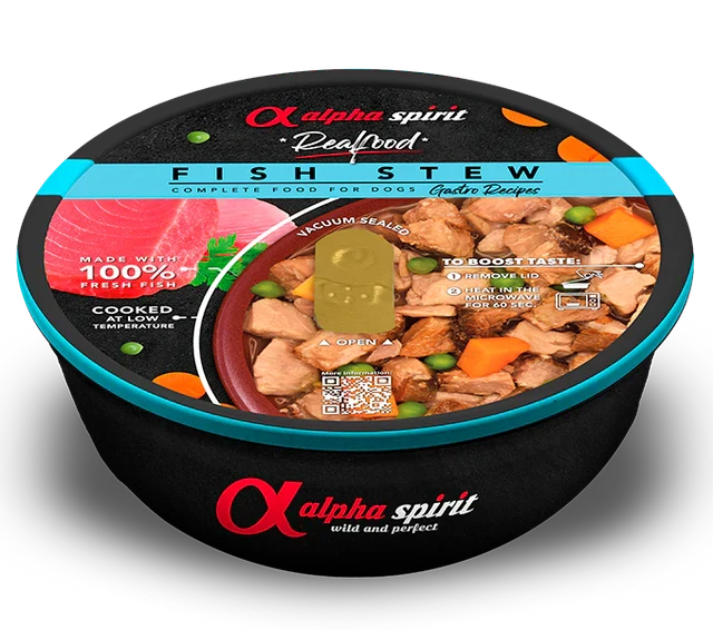 REAL FOOD - ESTOFADO de PESCADO para perros (280gr)