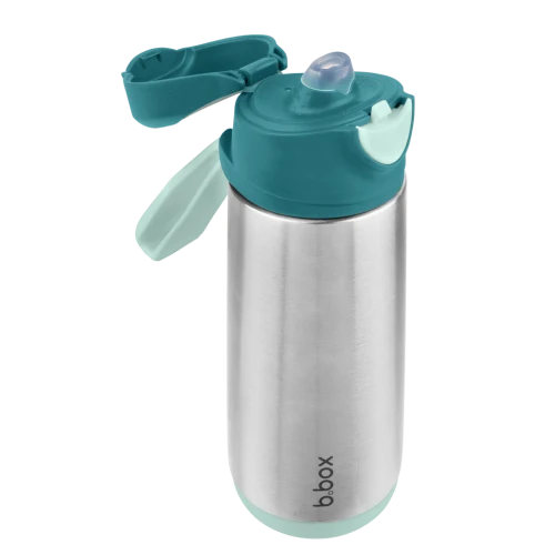Botella térmica con boquilla y asa 500ml Emerald Forest- B.box