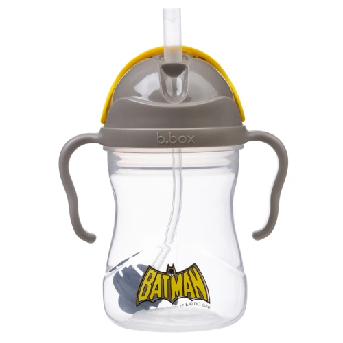Taza con cañita flexible con pesa Batman- B.Box
