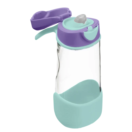Botella tritán con boquilla y asa 450ml Lilac Pop-B.Box