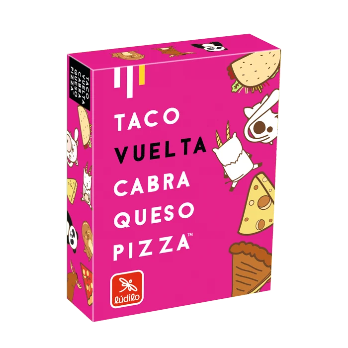 Taco, vuelta, cabra, queso, pizza- Lúdilo