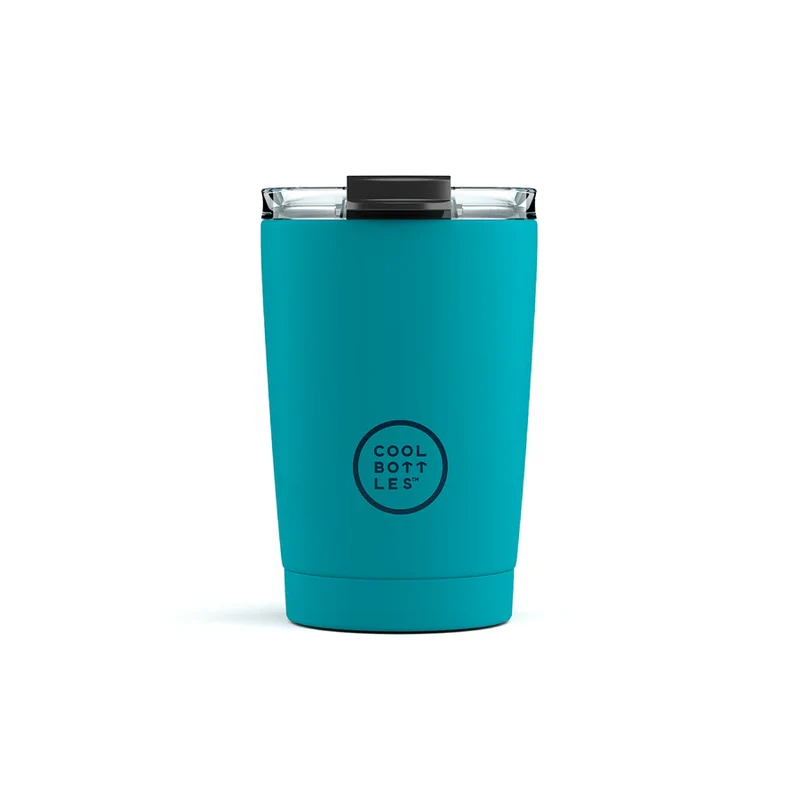 Vaso Thumbler Vivid Turquoise 330ml- Cool Bottles