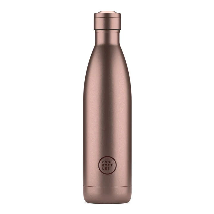 Botella térmica Metallic Rose 750ml- Cool Bottles