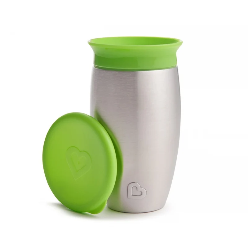 Vaso antigoteo térmico 360 verde- Munchkin