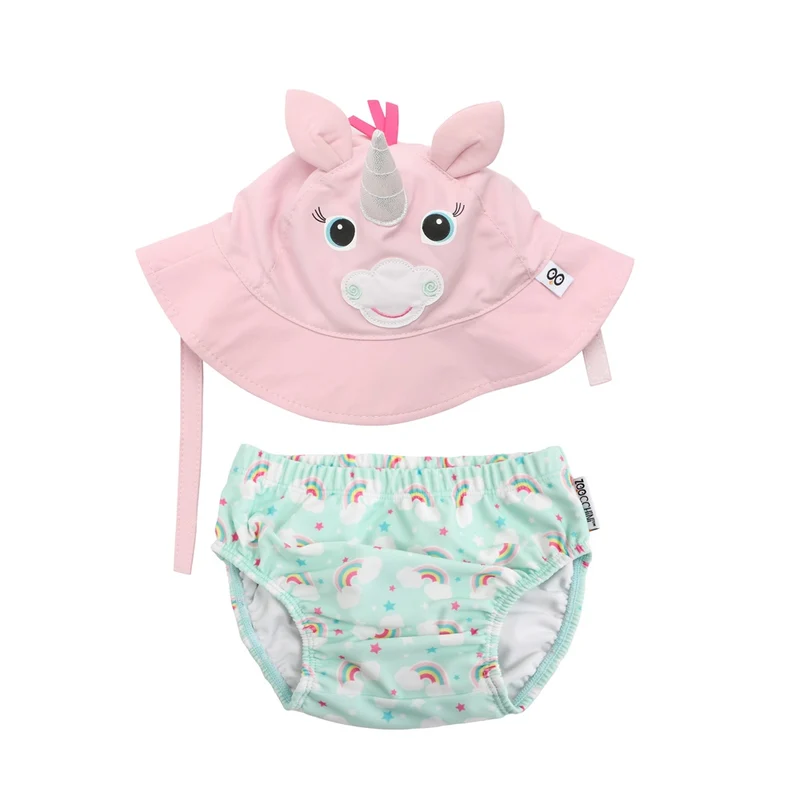 Set bañador y gorro Unicornio- Zoocchini