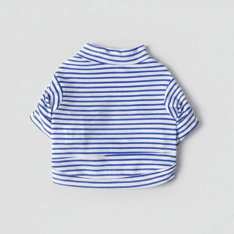 T-shirt Rayé Confortable Et Elégant Pour Chat