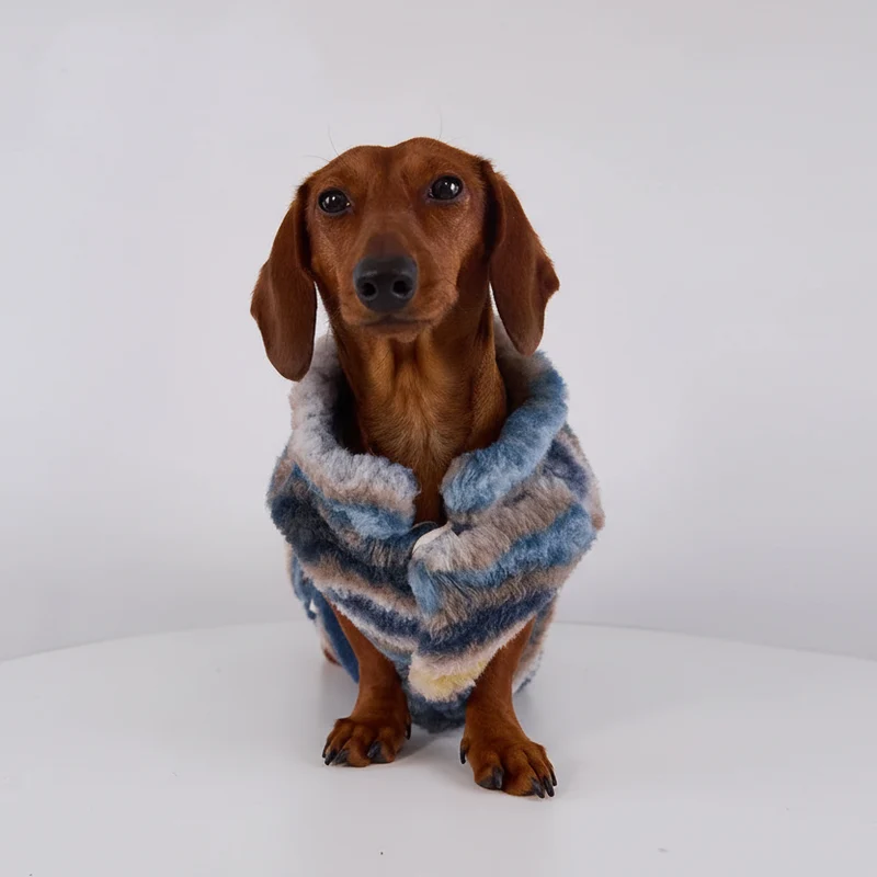 Gilet Chaud Sans Manche Pour Chien Teckel