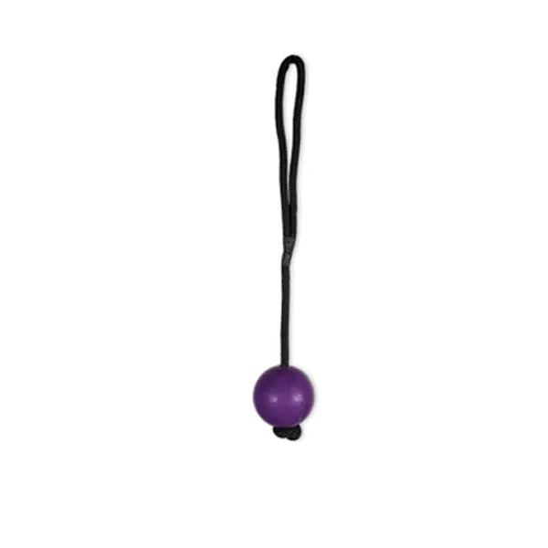 Vadigran Juguete Goma Bola con Cuerda Púrpura Ø7cm
