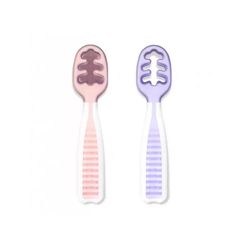 Pack 2 pre cucharas Num Num Rosa violeta