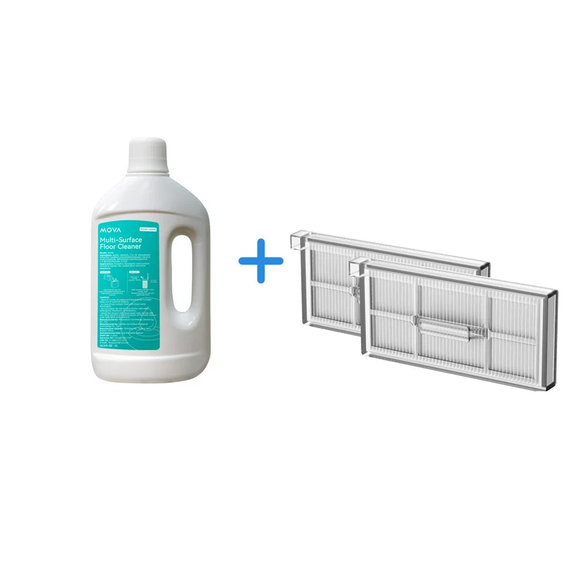 1L de detergente + filtro para depósito de polvo para MOVA S70UR/S70R