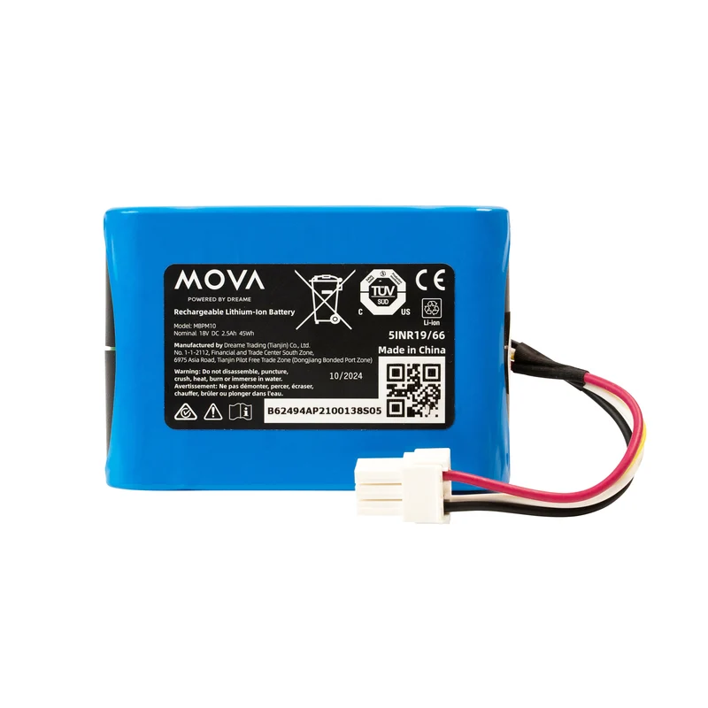Batería recargable de iones de litio para robot cortacésped MOVA – compatible con robots cortacésped MOVA