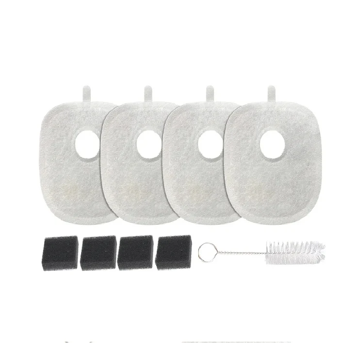 Filtro di Ricambio 4 Pezzi per Fontana d’Acqua Automatica in Acciaio X8652
