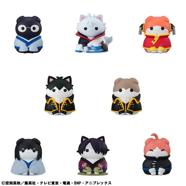 PROYECTO MEGA GATO Gintama Nyantama: ¡Miau Miau, vamos, bribón! Edición CAJA 8 Piezas MegaHouse