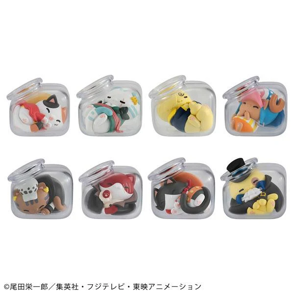 PROYECTO MEGA GATO ONE PIECE: ¡Buenas noches, Nyanpiece, Nyaaaan! Serie CAJA de 8 piezas MegaHouse