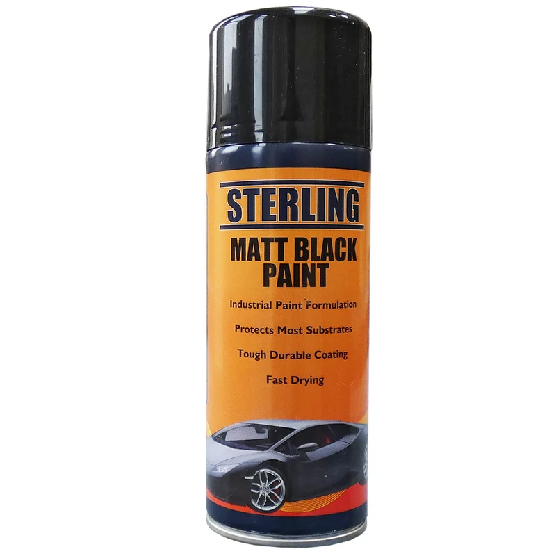 Pintura Aerosol / Negro Mate / 400ml
