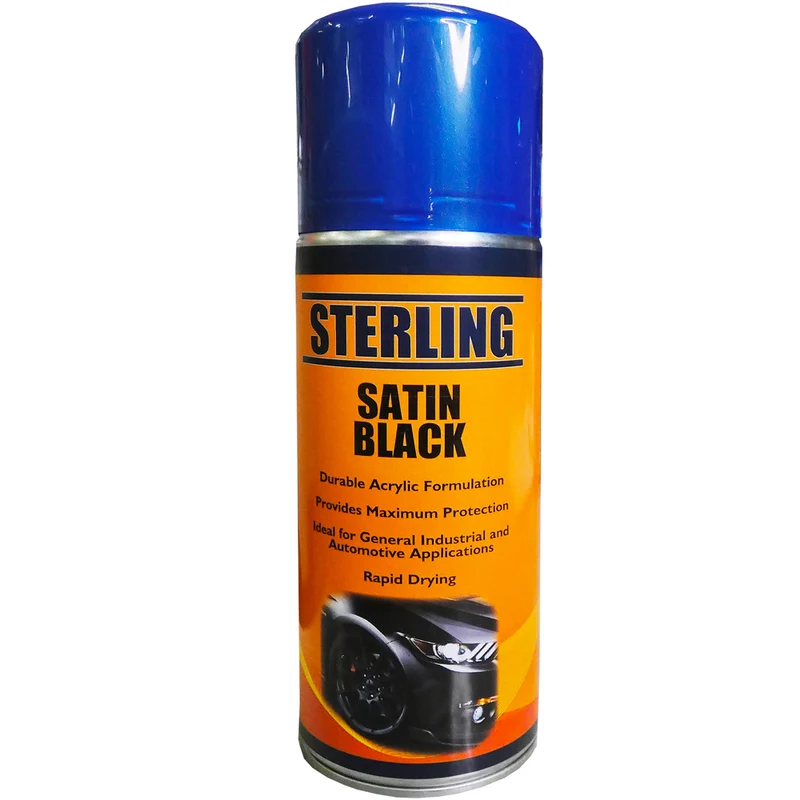Pintura en Spray Negro Satinado 400ml