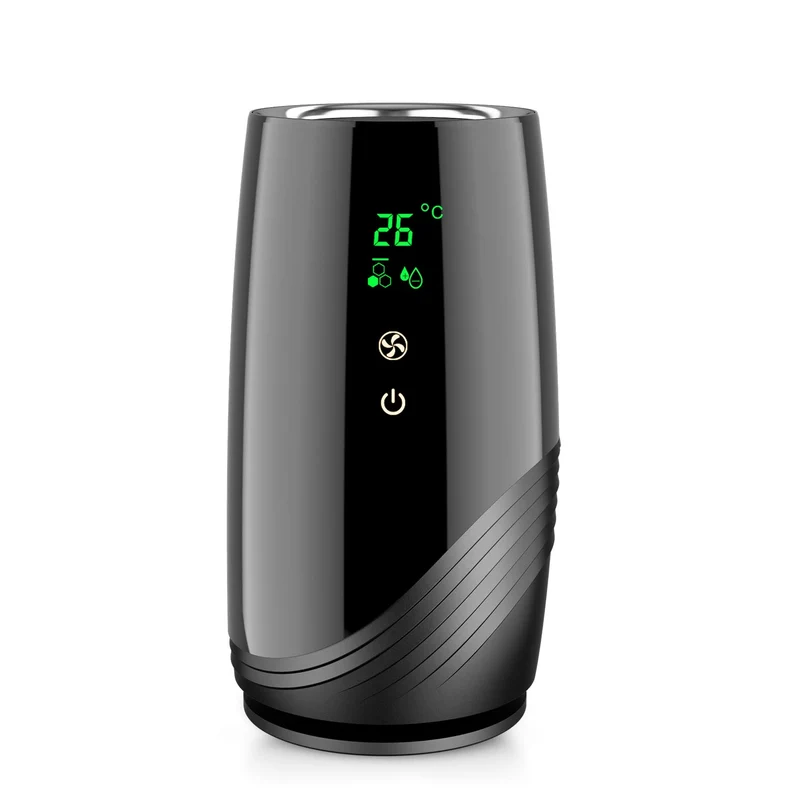 Garvee Purificador De Aire De Escritorio Con Filtro HEPA Ionizador Potente 3 Etapas De Filtración Compacto USB Recargable Silencioso Para Espacios Pequeños