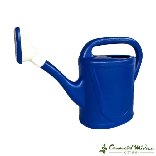 Regadera de Plástico Azul