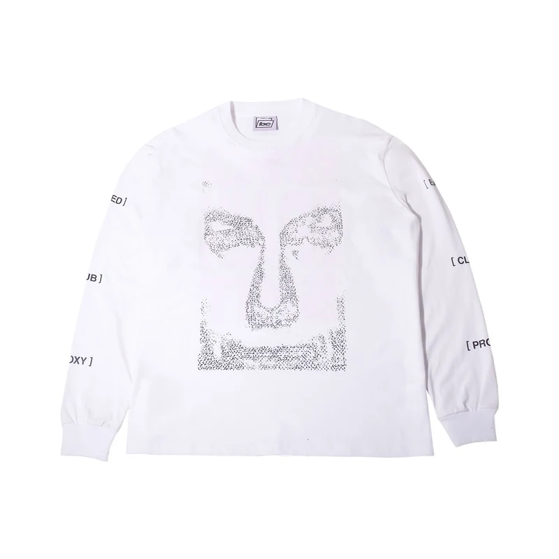 BRAIN WHITE LONG SLEVEE