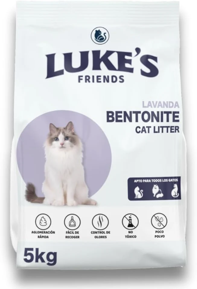 Luke's Friends Arena para Gato Aroma Lavanda 5 Kg