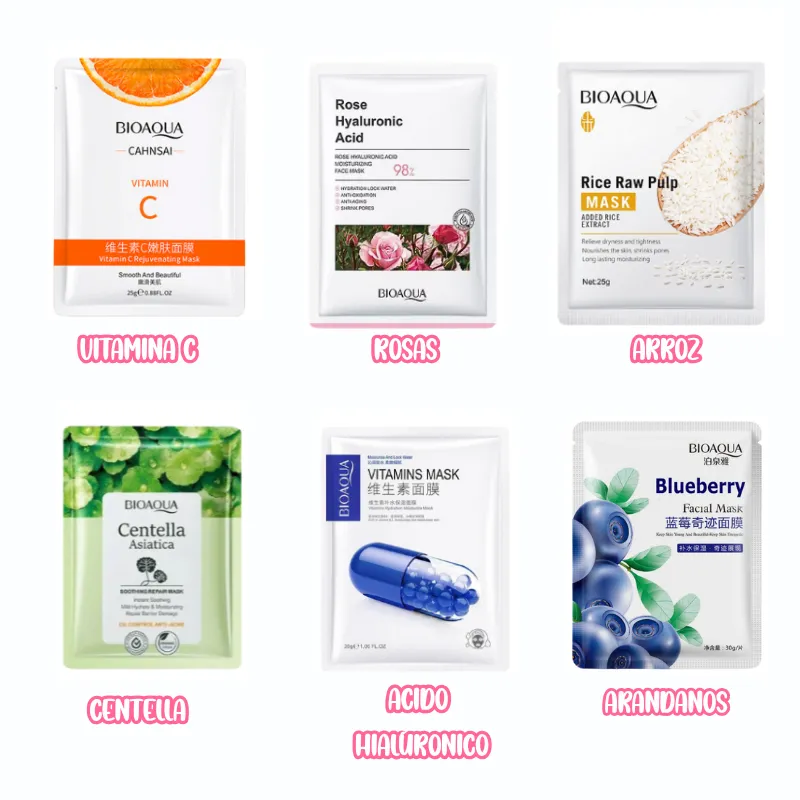 Mascarilla en velo Bioaqua